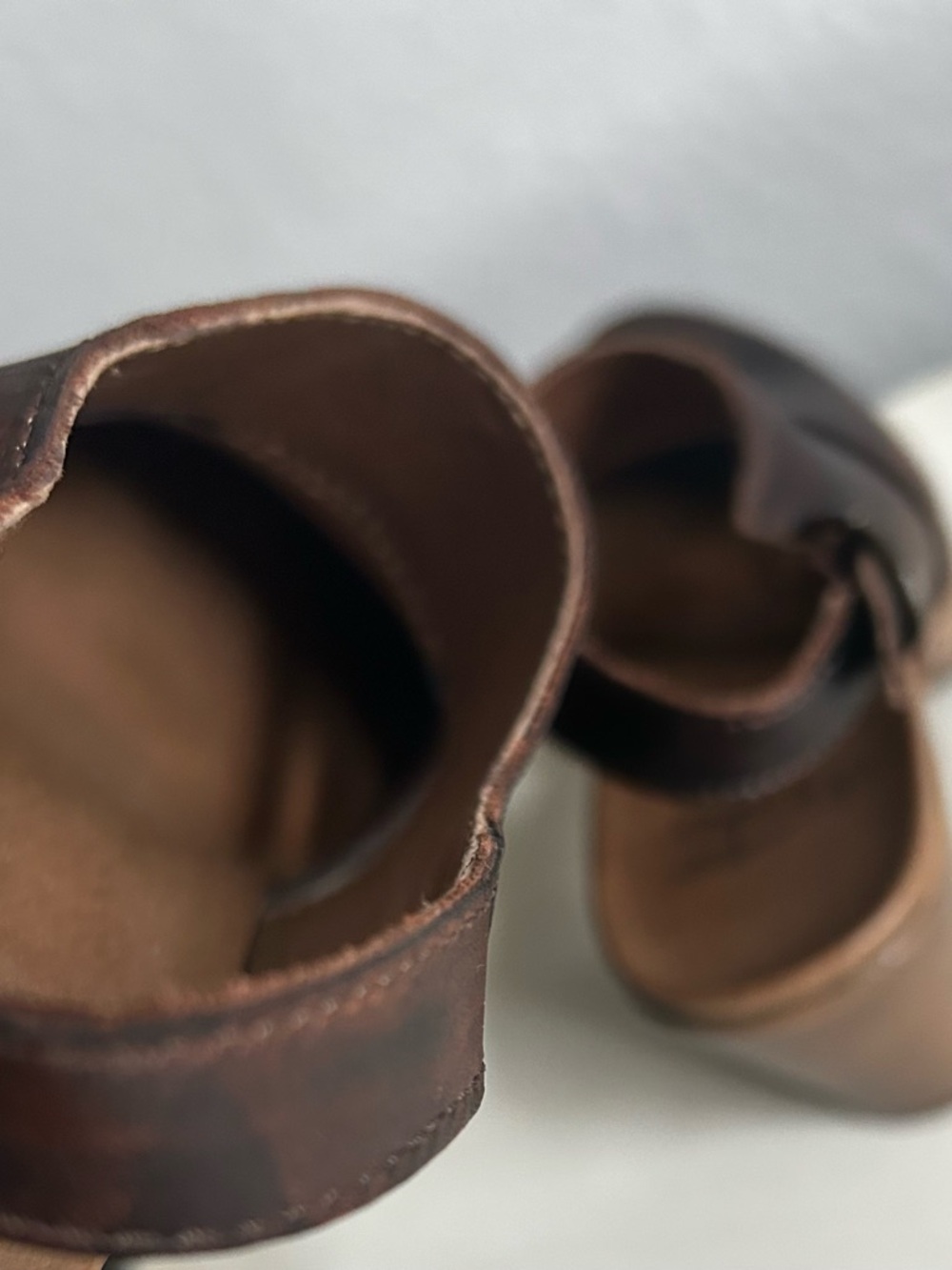 Dansko Riley heeled slingback clogs, size 37 (6.5-7). Dark brown leather upper. - Picture 9 of 9